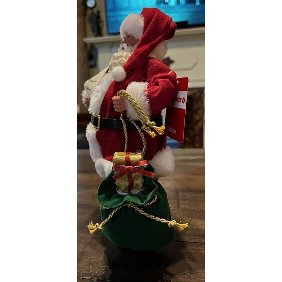 Santa Claus Naughty Nice List Figure Christmas Merry Brite #280700 NWT 10.5 - Picture 5 of 5